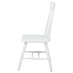 Picture of Back Dining Side Chair White, Light Ash and Black Finish