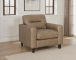 Picture of Faux Leather Arm Chair Brown or Black