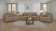 Picture of Faux Leather Arm Living Room Set Brown or Black