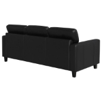 Picture of Faux Leather Arm Sofa Brown or Black