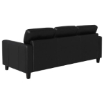 Picture of Faux Leather Arm Sofa Brown or Black