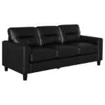Picture of Faux Leather Arm Sofa Brown or Black