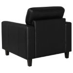 Picture of Faux Leather Arm Chair Black