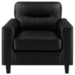Picture of Faux Leather Arm Chair Black