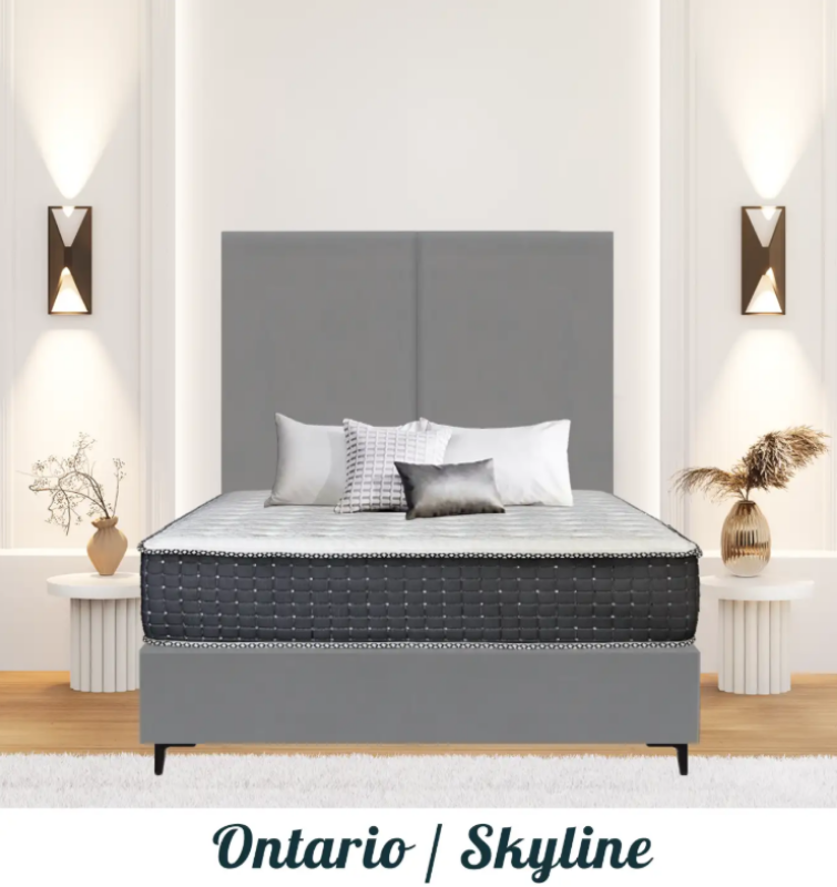 Picture of Upholstered bed with Ontario Headboard