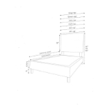 Picture of Upholstered Himalaya Bed