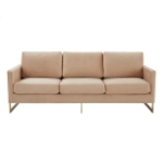 Picture of Gold Frame Velvet Full Size Sofa