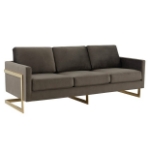 Picture of Gold Frame Velvet Full Size Sofa
