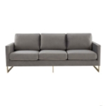 Picture of Gold Frame Velvet Full Size Sofa