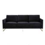 Picture of Gold Frame Velvet Full Size Sofa
