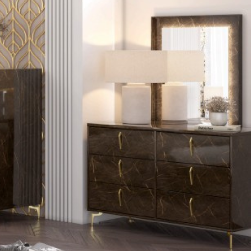 Picture of Dresser and Mirror