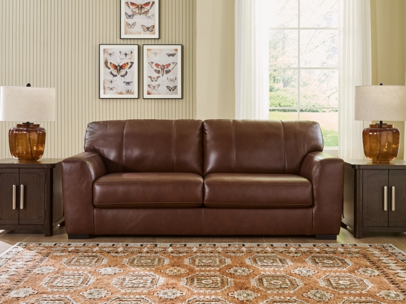 Picture of Genuine Leather Sofa, Loveseat and Chair
