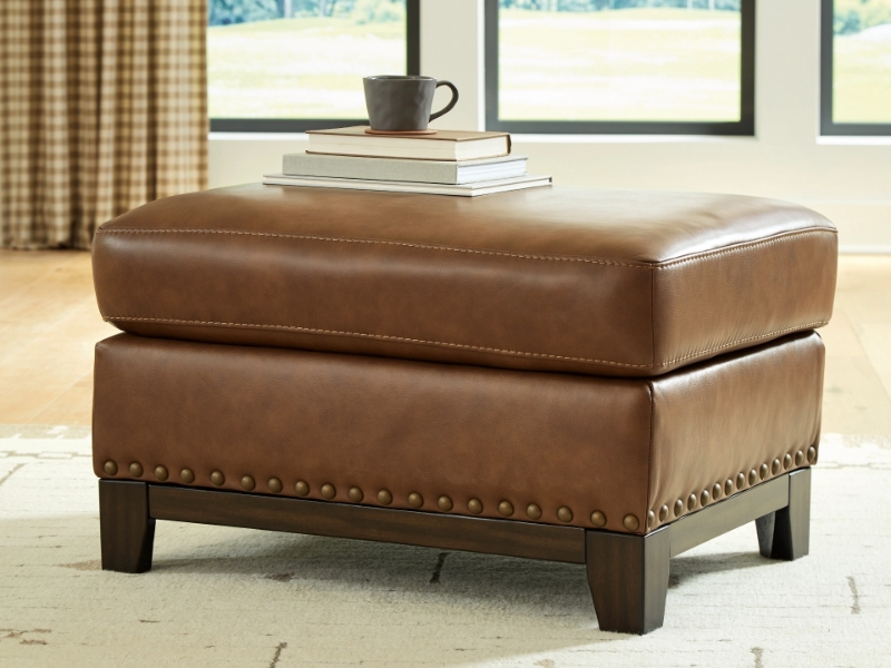 Picture of Genuine Leather Ottoman