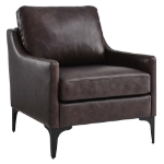Picture of Genuine Leather Brown Chair