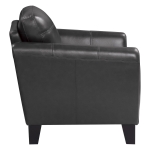 Picture of Genuine leather Black Chair