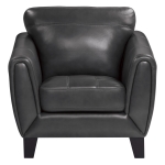 Picture of Genuine leather Black Chair