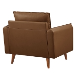 Picture of Leather Accent Armchair