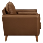 Picture of Leather Accent Armchair