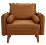 Picture of Leather Accent Armchair