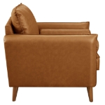 Picture of Leather Accent Armchair