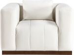 Picture of Leather Upholstered Accent Chair
