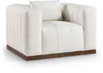 Picture of Leather Upholstered Accent Chair