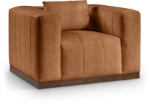 Picture of Leather Upholstered Accent Chair