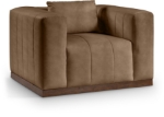 Picture of Leather Upholstered Accent Chair