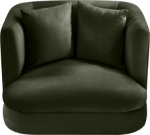 Picture of Velvet Upholstered Accent Chair