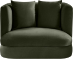 Picture of Velvet Upholstered Accent Chair