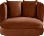 Picture of Velvet Upholstered Accent Chair