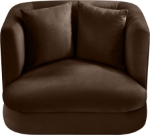 Picture of Velvet Upholstered Accent Chair