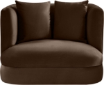 Picture of Velvet Upholstered Accent Chair