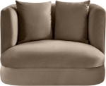 Picture of Velvet Upholstered Accent Chair