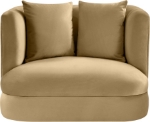 Picture of Velvet Upholstered Accent Chair