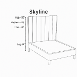 Picture of Upholstered Windsor Bed