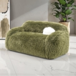Picture of Green Soft and Luxurious Sofa, Loveseat and Swivel Chair