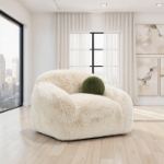 Picture of Sand Soft and Luxurious Swivel Chair