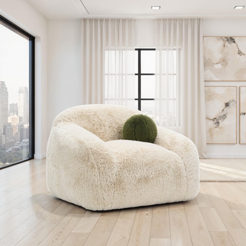 Picture of Sand Soft and Luxurious Swivel Chair