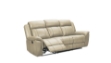 Picture of Genuine Leather Cream Sofa