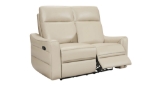 Picture of Genuine Leather Cream Loveseat
