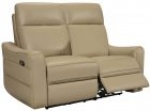 Picture of Genuine Leather Taupe Loveseat