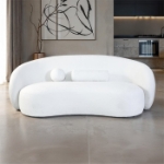 Picture of White Fabric Sofa