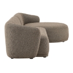 Picture of 2 Piece Left/Right Facing Boucle Fabric Modular Sofa