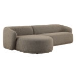 Picture of 2 Piece Left/Right Facing Boucle Fabric Modular Sofa