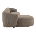 Picture of 2 Piece Left/Right Facing Boucle Fabric Modular Sofa