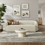 Picture of 88 Inch Boucle Fabric Modular Sofa