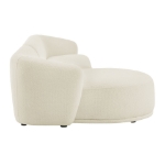 Picture of 2 Piece Left/Right Facing Boucle Fabric Modular Sofa