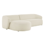 Picture of 2 Piece Left/Right Facing Boucle Fabric Modular Sofa
