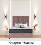 Picture of Upholstered bed with Arlington Rimline Headboard